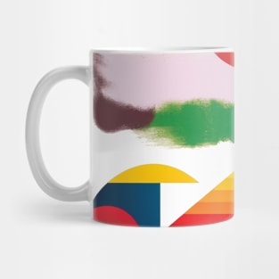 Clouds Color block Mug